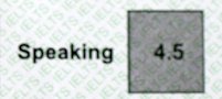 Speaking Score